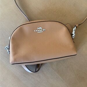 Coach Light Brown Crossbody Bag